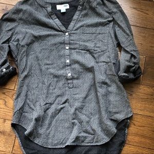 Light high low cotton blouse